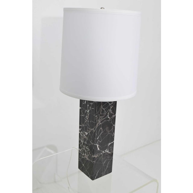 Nessen Nessen Studio Marble Table Lamps in Black Marble For Sale - Image 4 of 10