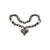 Metal Late 20th-Century Sterling and 18k Bowman Original Reversible Heart Necklace For Sale - Image 7 of 12
