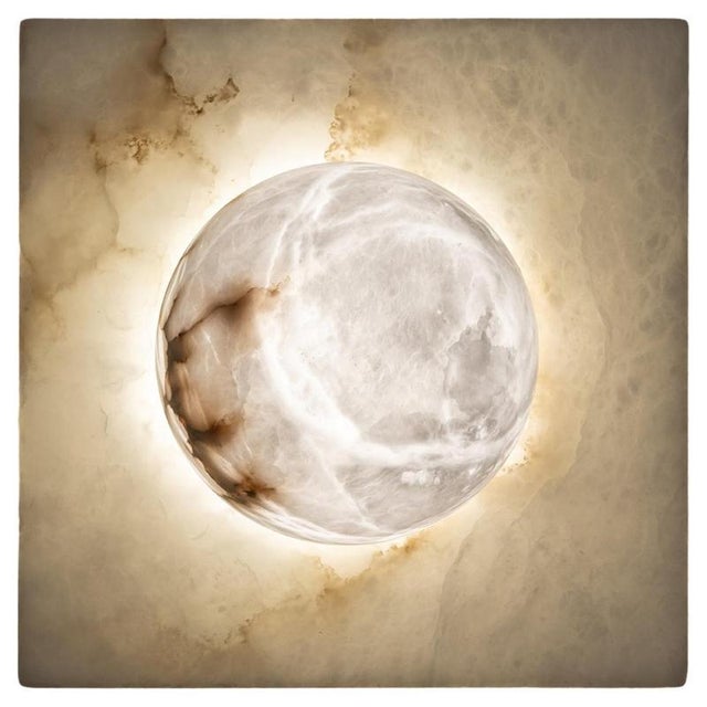 Black BX2 Wall Lamp by United Alabaster For Sale - Image 8 of 8