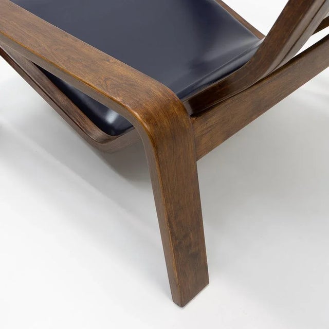 Wood Pulkka Lounge Chair by Ilmari Lipipainen for Asko, 1960s For Sale - Image 7 of 12