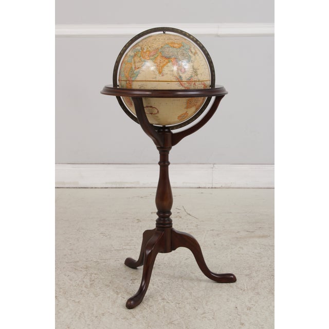 Age: Approx: 30 Years Old Details: High Quality Construction Queen Anne Legs & Pad Feet Solid Mahogany Pedestal...