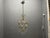 Crystal Beaded Light Pendant with Light Blue Murano Glass Tear Drops, 1960s For Sale - Image 11 of 13