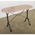 19th Century French 19th Century Bistro Table with Oblong Marble Top For Sale - Image 5 of 14