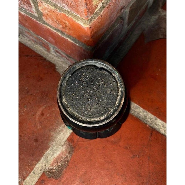 Antique 19th Century Japanese Bronze Baluster Vase, 1880 For Sale - Image 9 of 10