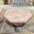 Vintage Set of 3 Pale Pink Octagonal Faux Stone Nesting Tables For Sale - Image 10 of 12