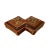 Wood Chinese Distressed Brick Red Lacquer Double Rhombus Dragons Box For Sale - Image 7 of 7