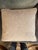 Contemporary Gray With White Border Mohair Pillow New Insert For Sale - Image 3 of 5