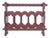 Wood Antique Rustic Oak Magazine Rack, 1890s For Sale - Image 7 of 7