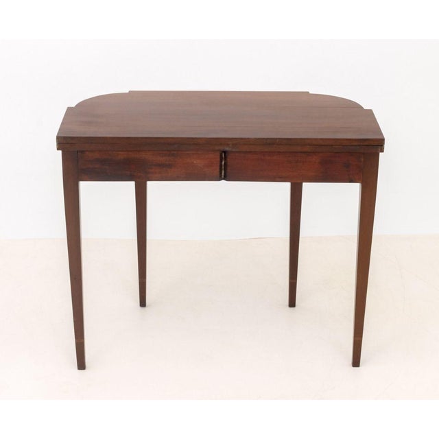 Wood Federal Hepplewhite Mahogany Card Table, Ca. 1790 For Sale - Image 7 of 9