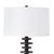 Textured bands ripple down the graduated column of our sculptural Fishbone buffet lamp. Corrugated birch wood is...