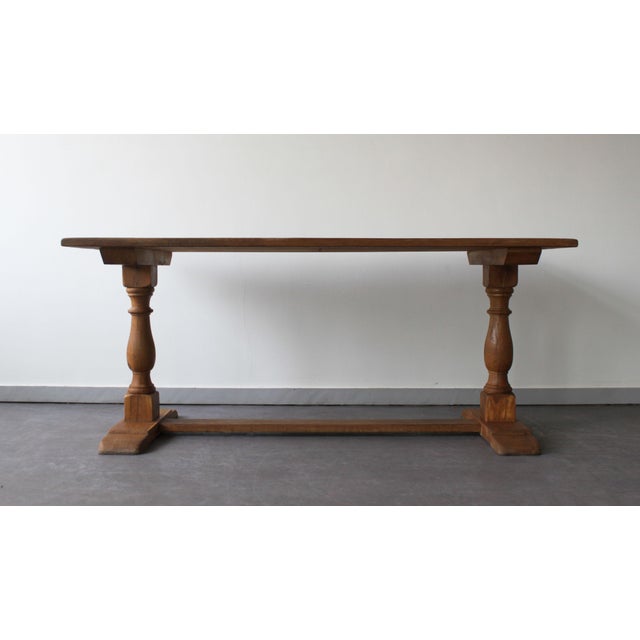 Rustic Rustic Style Monastery Table For Sale - Image 3 of 7