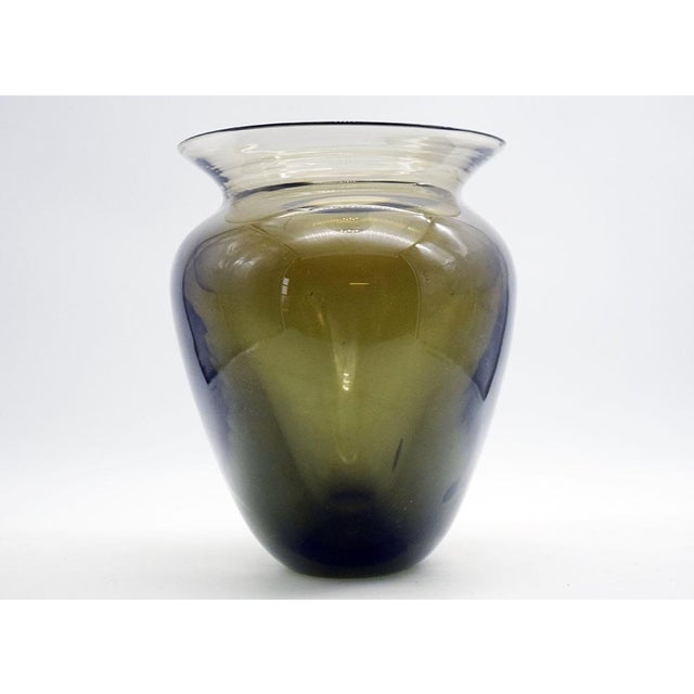 1960s Large Sommerso Vase by Flavio Poli for Seguso, 1960s For Sale - Image 5 of 10