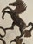 Gothic Coat of Arms Crest Wrought Iron Chandelier Light Fixture Hand Made Spanish Design Old World Castle For Sale - Image 3 of 14