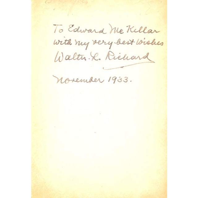 Traditional "Complete Backgammon" 1931 Richard, Walter L. (Inscribed) For Sale - Image 3 of 8