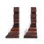 American Pair of American Neoclassic Mahogany Wall Brackets, C. 1830 For Sale - Image 3 of 7