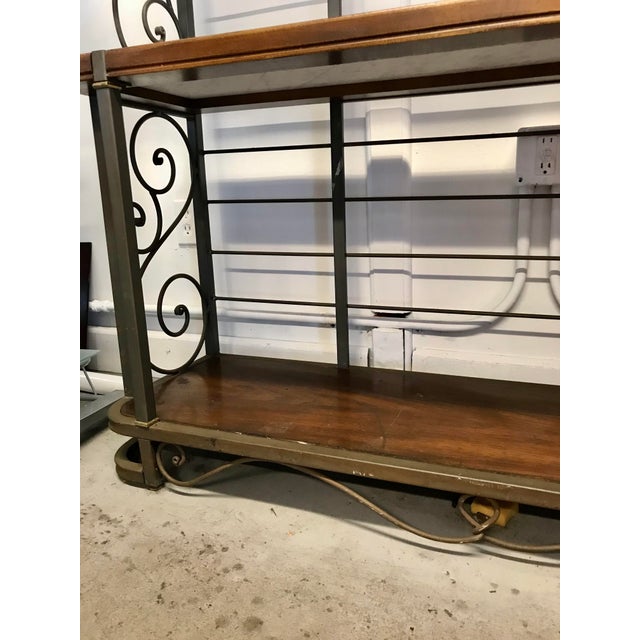 Drexel Heritage Marble Bakers Rack Chairish