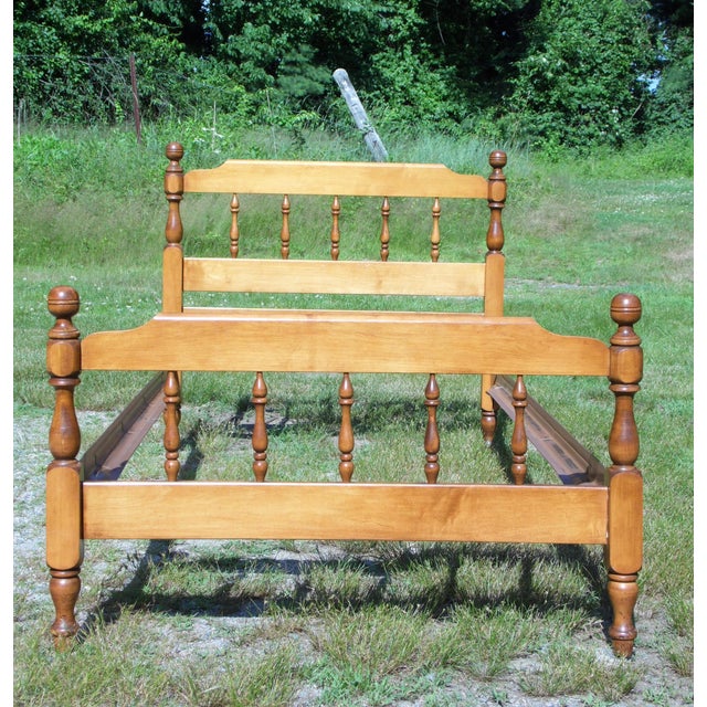 solid maple twin bed frame