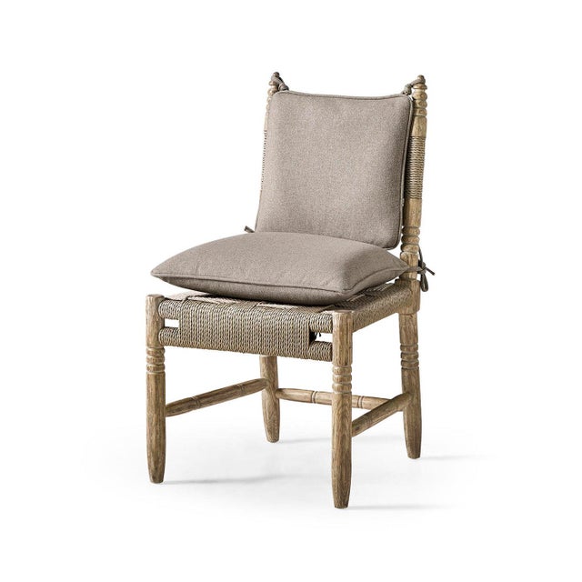 The Rush Seat Side Chair combines the charm of old-world provincial design with a modern touch. Its hand-turned wooden...