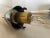 Goldenrod Vintage White Opaline Glass Wall Sconce, 1990s For Sale - Image 8 of 11