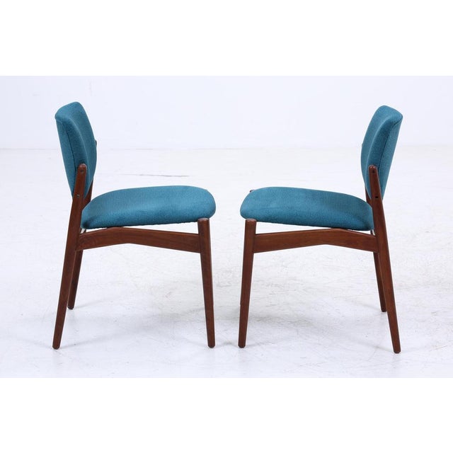 Vintage Model 66 Captain Teak Chairs by Erik Buch, 1960s, Set of 2 For Sale - Image 3 of 18