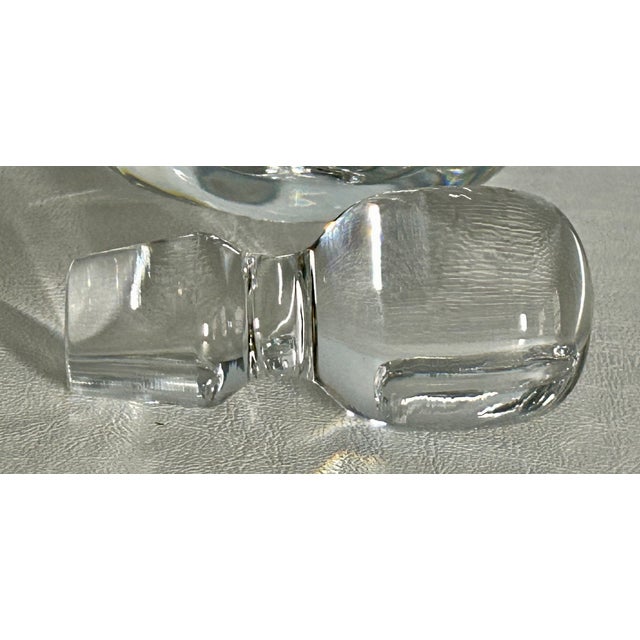Vintage Cut Crystal Portuguese Decanter With Stopper For Sale - Image 11 of 13