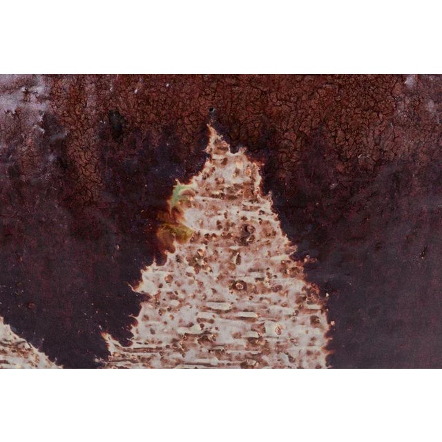 Ceramic Floor Vase with Flowing Glaze, 1970s For Sale - Image 6 of 9