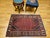 Vintage Turkish Village Area Rug, Hand-Knotted Wool, Red & Navy, 1950s, 3' x 5' For Sale - Image 4 of 15