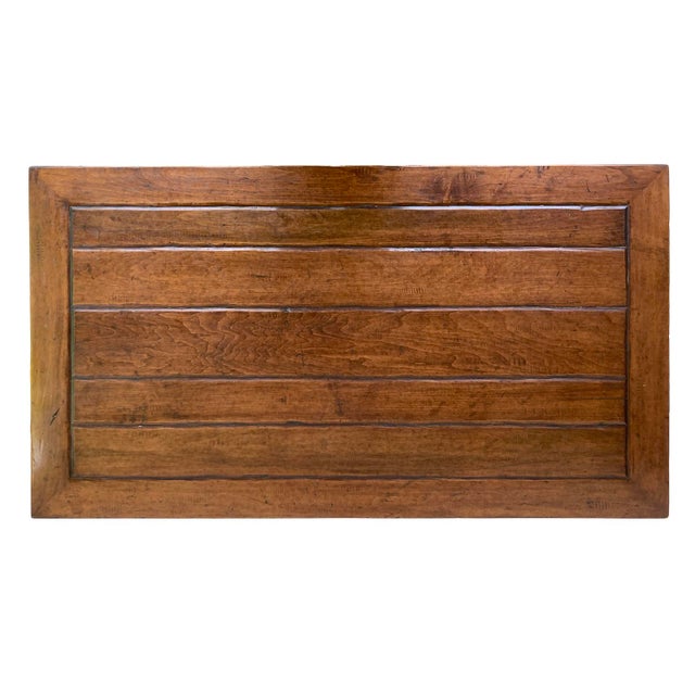 Large Vintage French Style Wood Desk W/Laptop Drawer For Sale - Image 11 of 13