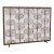 Tobacco Fig Leaf Fireplace Screen Iron For Sale