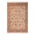 Elegant Floral 1990's Pak-Persian Beige/Black Wool Rug - 8'0'' X 11'1'' For Sale