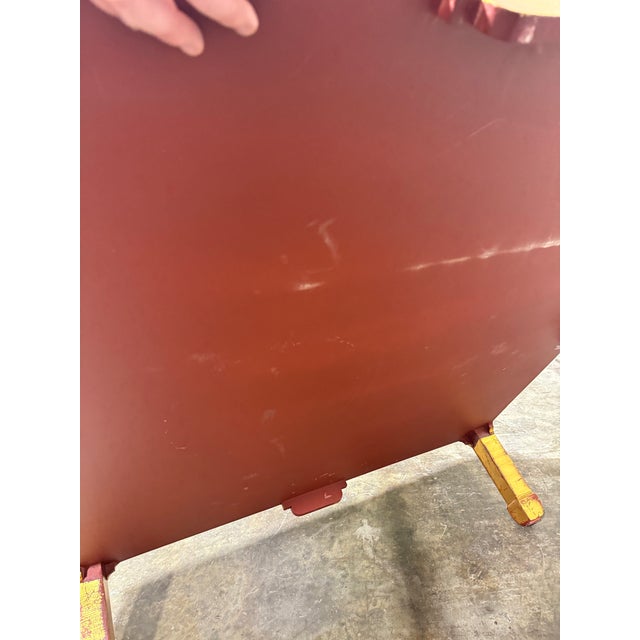 Vintage Gold Leaf Asian Style Coffee Table For Sale - Image 9 of 11