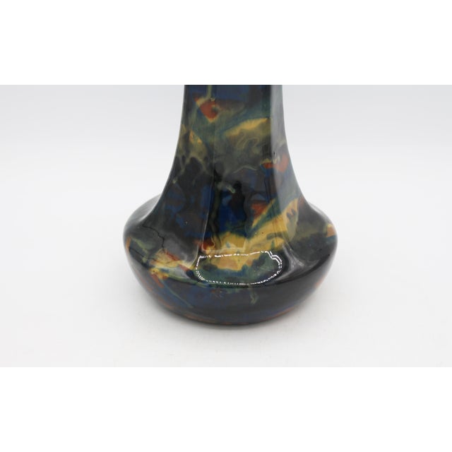Circa 1912-1921 Peters & Reed Pottery Hexagonal Vase For Sale In Raleigh - Image 6 of 10