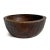 Brown Vintage Wood India Teak Bowl For Sale - Image 8 of 9