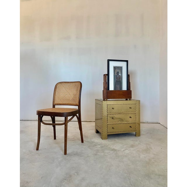 1980s Sarreid Style Brass Clad 3 Drawer Chest For Sale - Image 15 of 16