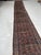 Textile 1940s Coral & Glowinng Blush with Indigo & Army Green Runner Rug 2.8 x 19.7 For Sale - Image 7 of 12
