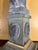 Early 20th Century Italian Grand Tour Style Statue of Moses Figure After Michelangelo on the Classical Pedestal With Intaglios For Sale - Image 5 of 10