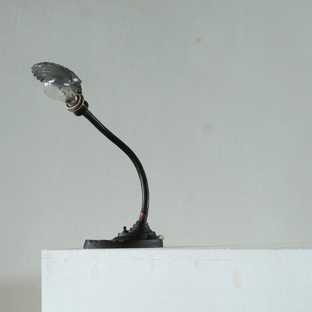 Art Deco Shell Shade Table Lamp, 1950s For Sale - Image 6 of 16