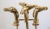 Vintage French Brass Horse Head Fireplace Tool Set, Jansen Style, 1940s For Sale - Image 14 of 14