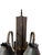 Mid 20th Century Mid 20th Century Brutalist Hand Forged Iron and Pewter Wall Sconce For Sale - Image 5 of 18