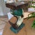 Vintage Hand Carved Painted Wooden Koi Fish Side Table/Pedestal. For Sale - Image 10 of 12