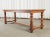Farmhouse Country French Provincial Fruitwood Farmhouse Trestle Dining Table For Sale - Image 3 of 13