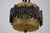 Brutalist Metal and Textured Amber Glass Pendant Lamp, Germany, 1970s For Sale - Image 10 of 12