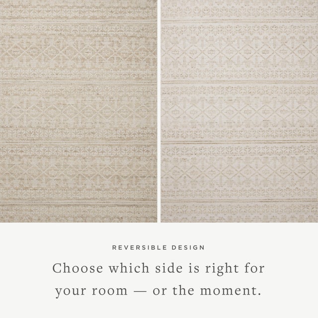 Textile Angela Rose x Loloi Rivers Sand / Ivory 8'-6" x 11'-6" Area Rug For Sale - Image 7 of 7