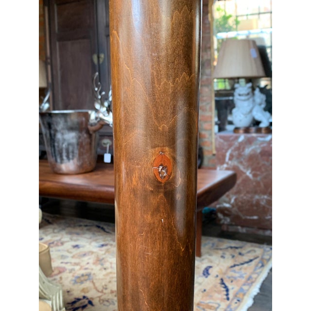 1950s Danish Art Deco Beech Floor Lamp For Sale - Image 11 of 18