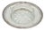 Circular Silver Butter Dish with Glass Core For Sale