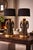 Bronze Coat Table Lamps with Brass Bases from Justfurnituress SRL, Set of 2 For Sale - Image 11 of 15