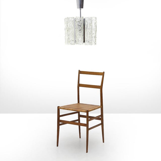 Murano Glass and Chromed Metal Chandelier, 1970s For Sale - Image 13 of 14