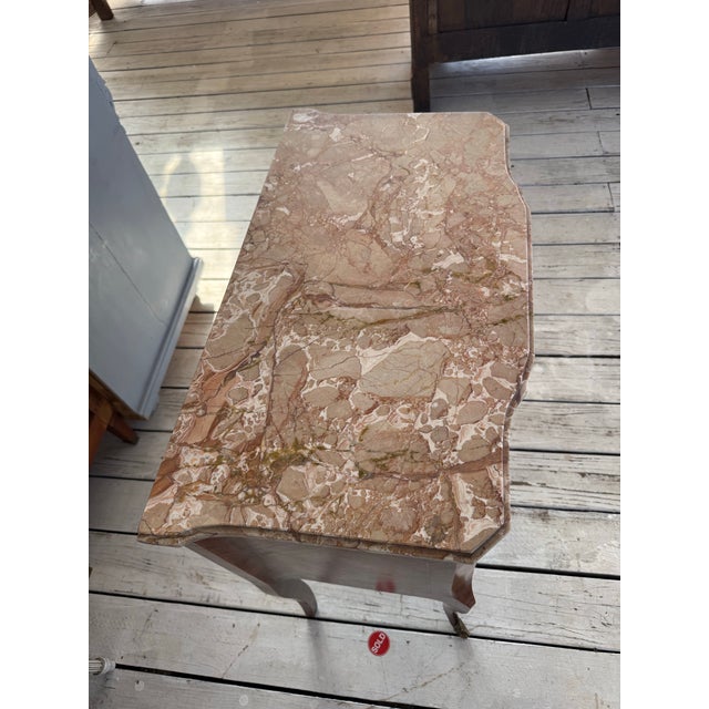 19th Century French Louis XVI Commode from South France. featuring fine kingwood and walnut Parquetry and inlay the wood...