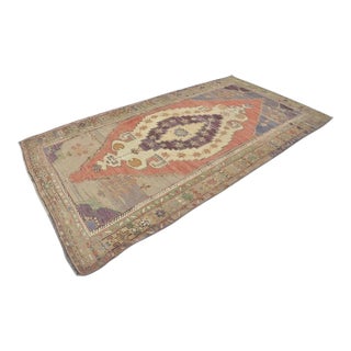Oushak Vintage Area Carpet For Sale