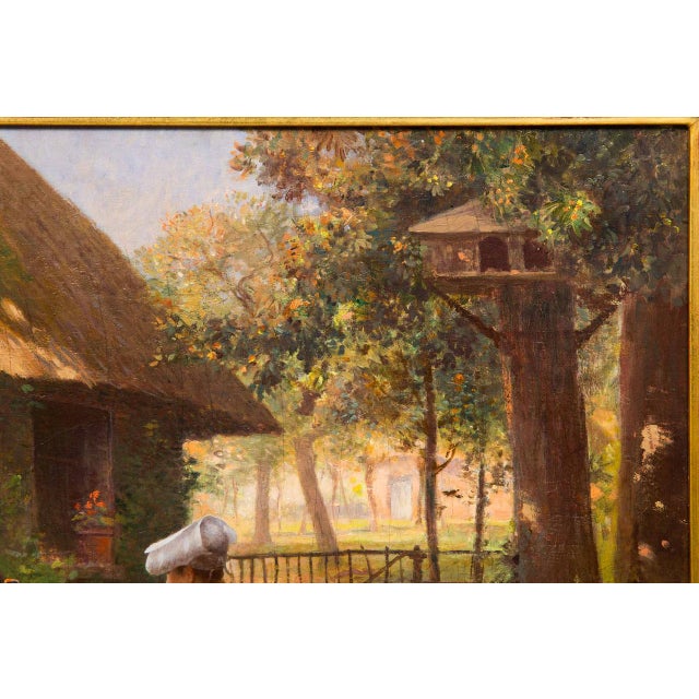 “Young Naval Conscript” Antique French Painting by Julien Le Blant For Sale - Image 14 of 17